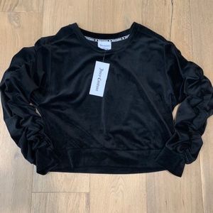 Juicy Couture Women's Rouched Sleeve Top